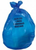 A Picture of product 964-934 Linear Low Density Healthcare Bags for Soiled Linen. 1.3 mil. 44 gal. 37 X 50 in. Blue. 150 count.