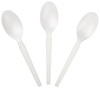 A Picture of product 964-908 Compostable CPLA Spoon. 6.5 in. 1000 count.