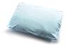 A Picture of product 963-657 MediChoice Pillow with Reusable Vinyl Ticking Cover and Polyester Fiber Fill. 18 oz. 20 X 24 in. Blue. 12 count.