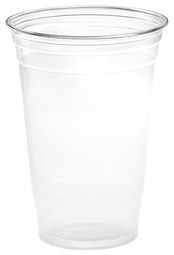 PET Cups. 20 oz. Clear. 1000 count.