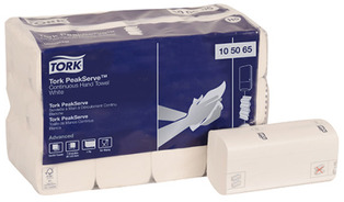 Tork Advanced PeakServe Continuous Hand Towels. 3.2 X 7.9 in. White. 4920 count.