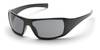 A Picture of product 963-663 Pro-Guard® STYLE 870 Series Safety Glasses. Black and Gray. 12 count.
