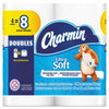 A Picture of product PGC-13258 Charmin® Ultra Soft Bathroom Tissue, 2-Ply, 4 X 3.92, 142 Sheets/Roll, 4 Rolls/Pack, 12 Packs/Case
