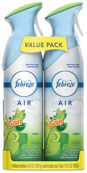Febreze® Air, Gain Original, 8.8 Oz Aerosol, 2/pack, 6 Pack/Case