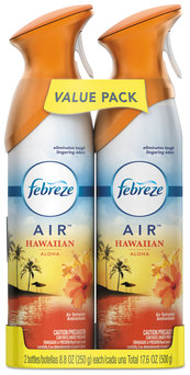 Febreze® Air, Hawaiian Aloha, 8.8 Oz Aerosol, 2/Pack, 6 Packs/Case