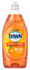 A Picture of product PGC-97318 Dawn® Ultra Antibacterial Dishwashing Liquid, Orange Scent, 28 oz Bottle, 8/Case