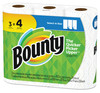 A Picture of product PGC-76225 Bounty® Select-a-Size Paper Towels, 2-Ply, White, 5.9" x 11", 74 Sheets/Roll, 3 Rolls/Pack, 8 Packs/Case
