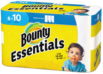Bounty® ssentials Select-A-Size Paper Towels, 2-Ply, 78 Sheets/Roll, 8 Rolls/Case