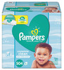 A Picture of product PGC-75473 Pampers® Complete Clean Baby Wipes, 1 Ply, Baby Fresh, 504/Pack