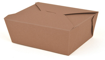SCT® ChampPak™ Retro Carryout Boxes. 6 X 4-3/4 X 2-1/2 in. Kraft. 300 count.