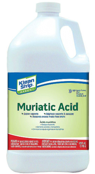 Klean-Strip® Green™ Muriatic Acid. 1 gal. 4 count.