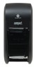 A Picture of product 971-261 Compact® Vertical Double Roll Coreless Tissue Dispenser.  Black