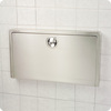 A Picture of product 963-682 Koala Kare Horizontal Wall-Mounted Baby Changing Station. 35¼ X 20 in. Stainless Steel.