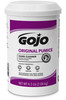A Picture of product 670-104 GOJO® Original Waterless Creme Pumice Hand Cleaner. 4.5 lb. Lemon scent. 6 Canisters/Case.