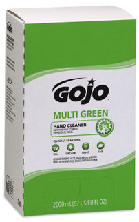 GOJO® MULTI GREEN® Hand Cleaner Refills for GOJO® PRO™ TDX™ Dispensers. 2000 mL. Citrus scent. 4 Refills/Case.