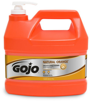 GOJO® NATURAL* ORANGE™ Smooth Hand Cleaner. 1 Gallon. 4 Gallons/Case.