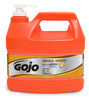 A Picture of product 968-723 GOJO® NATURAL* ORANGE™ Smooth Hand Cleaner. 1 Gallon. 4 Gallons/Case.
