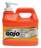 A Picture of product 968-849 GOJO® NATURAL* ORANGE™ Smooth Hand Cleaner. 1/2 Gallon Size, 2 Gallons/Case.