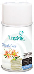 TIME MIST PREMIUM METERED AEROSOL AIR FRESHENER REFILL 6.6OZ CLEAN N FRESH