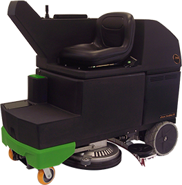 eForce 26" Scrubber. Ride-on autoscrubber. AGM battery.