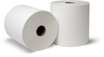 Tork® Premium 1-Ply Y-Notch Hand Roll Towels. 8 in X 600 ft. White. 6 rolls.