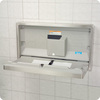 A Picture of product 963-682 Koala Kare Horizontal Wall-Mounted Baby Changing Station. 35¼ X 20 in. Stainless Steel.