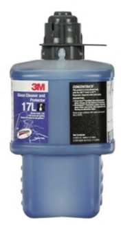 3M™ Glass Cleaner & Protector Concentrate, 17L, Gray Cap, 2 Liter, 6/Case