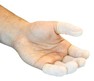 A Picture of product 963-705 Powder Free Latex Finger Cots. Size Large. White. 28,800 count.