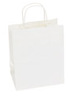 A Picture of product 705-421 Paper Shopping Bag with Handles. 14" x 10" x 15".  White Color.  200 Bags/Case