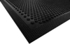 A Picture of product 966-278 Safety Scrape Slip-Resistant Mat. 3 X 5 ft. Black.