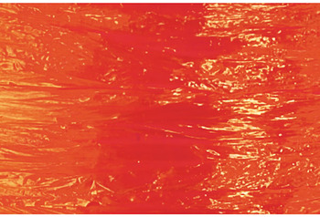Wraphia Pearlized Nylon Raffia Ribbon. 100 yds. Orange.