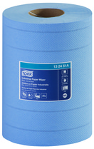 Tork 4-Ply Centerfeed Industrial Paper Wipers. 10 in X 249.38 ft. Blue. 4 rolls.