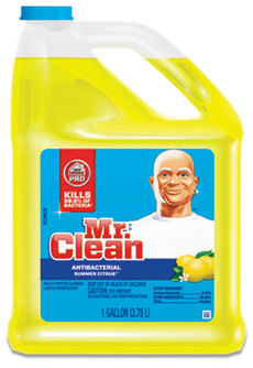 Mr. Clean Multi-Surface Antibacterial Cleaner. 1 gal. Summer Citrus scent.