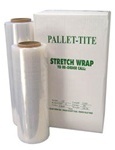 Pallet Wrap.  18" x 1,500 Feet.  80 Gauge.  4 Rolls/Case. PALLET-TITE STRETCH WRAP FOR HAND APPLICATIONS ULTRA CLING HI-PERFORMANCE