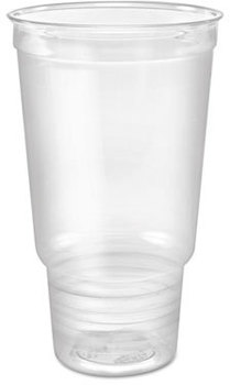 Solo® Ultra Clear™ PET Pedestal Cold Cups. 32 oz. Clear. 25 cups/bag, 20 bags/carton.