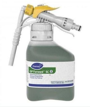 Diversey™ GP ForwardTM/MC SC General Purpose Cleaner. 1.5L. Green. Citrus scent. 2 RTD® bottles/case.