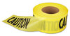 A Picture of product EML-711001 "Caution" Barricade Tape, 3" x 1,000 ft., Yellow/Black