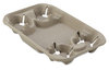 A Picture of product HUH-20969CT Huhtamaki StrongHolder® Molded Fiber Cup/Food Tray for 4 Cups. 8-22 oz. 250 count.