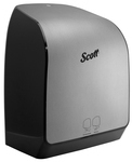 Scott® Pro Electronic Hard Roll Paper Towel Dispenser System. 12.66 X 16.44 X 9.18 in. Stainless Steel color.