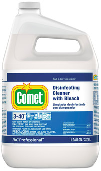 Comet® Disinfecting Cleaner with Bleach,  1 gal Bottle, 3/Carton