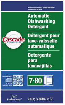 Cascade Automatic Dishwasher Powder, Fresh Scent, 75 oz Box, 7 Boxes/Case.