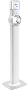PURELL® FS8 Floor Stand ES8 Dispenser. 11.25 X 12.75 X 39.0 in. White.