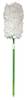 A Picture of product 963-686 Extendable Twist-and-Lock Microfiber Duster. 33-45 in. Green/White.
