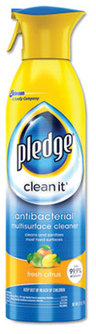 Pledge Multi Surface Antibacterial Everyday Cleaner Aerosol Spray. 9.7 oz. 6 count.
