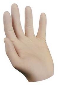 AnsellPro Conform® Powdered Natural Rubber Latex Gloves. 5 mil. Size X-Large. 100/box.
