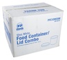 A Picture of product 183-503 AmerCareRoyal Paper Combo Food Containers with Vented Lids. 12 oz. White. 250/case.