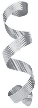 Splendorette® Curling Ribbon. 3/16  in. X 500 yds. Silver.