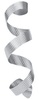 A Picture of product 971-592 Splendorette® Curling Ribbon. 3/16  in. X 500 yds. Silver.