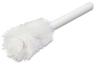 Sparta® Handle Pint Bottle Brush with Polyester Bristles. 12 in. White.