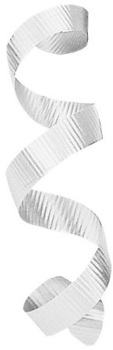 Splendorette® Curling Ribbon. 3/16 in. X 500 yds. White.
